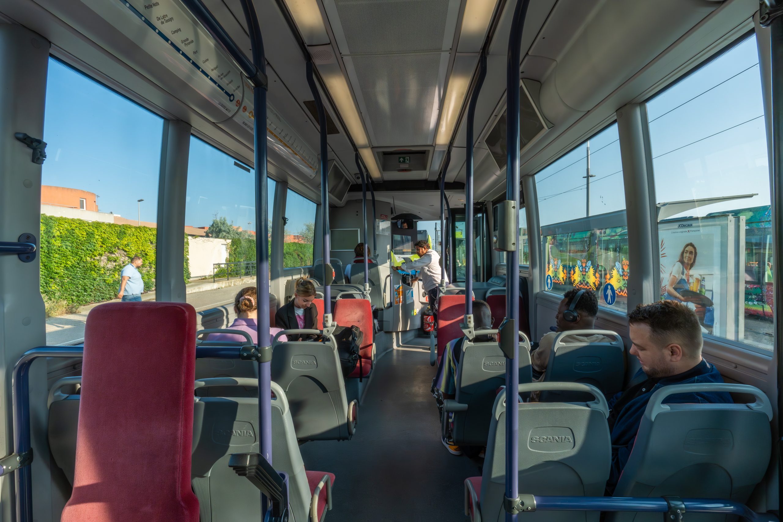 Intérieur de bus