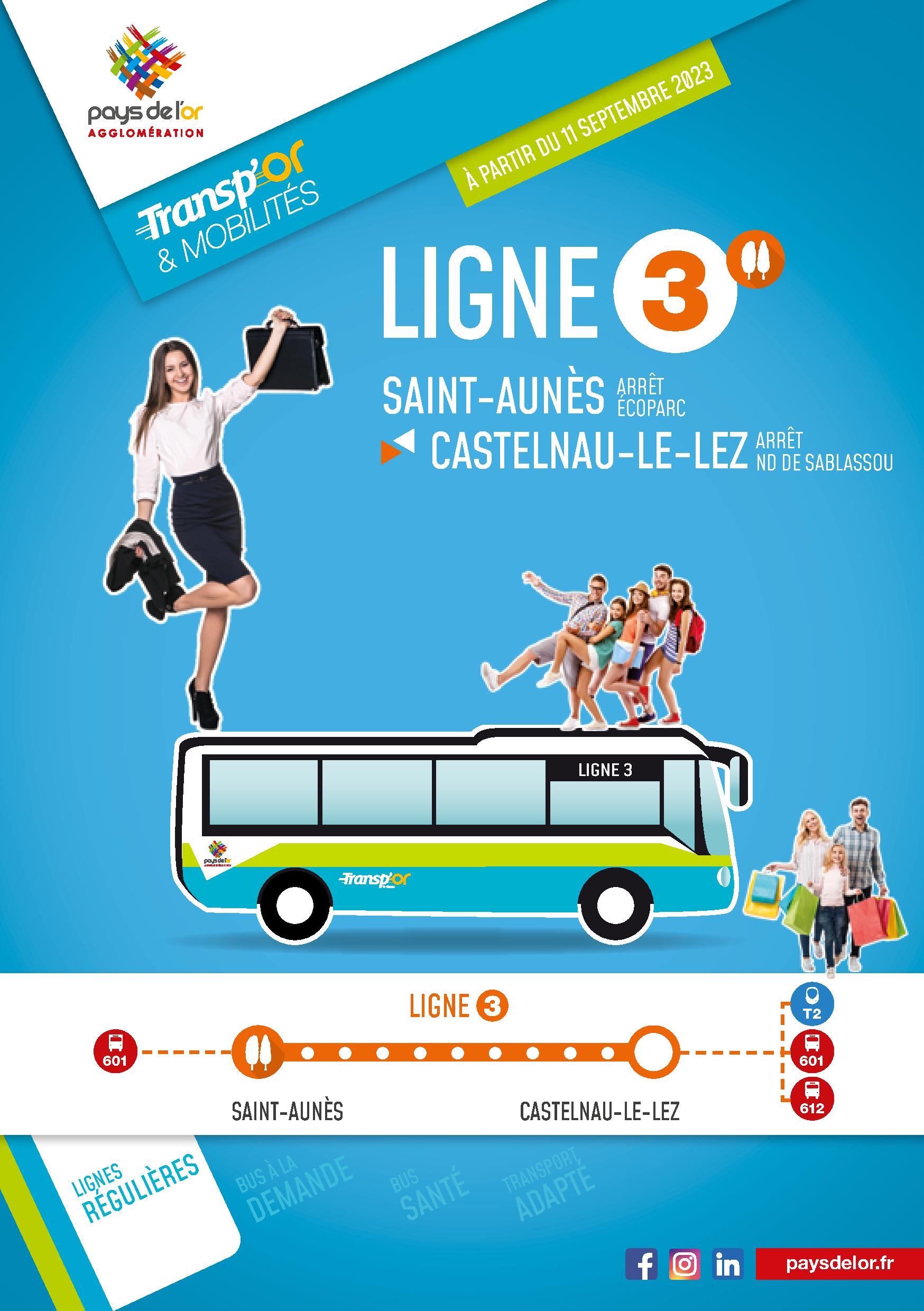 Horaires Ligne 3