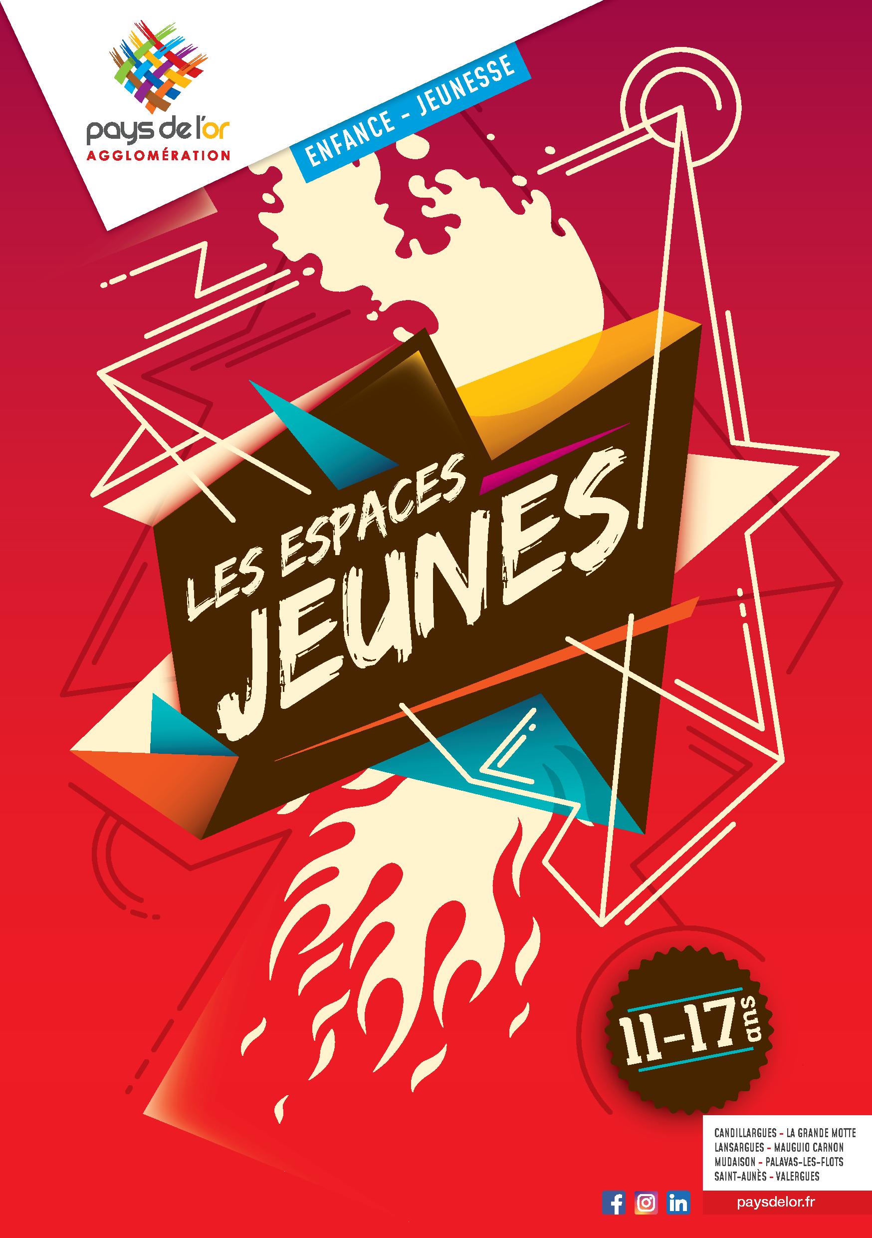 Dépliant Espaces Jeunes 24/25