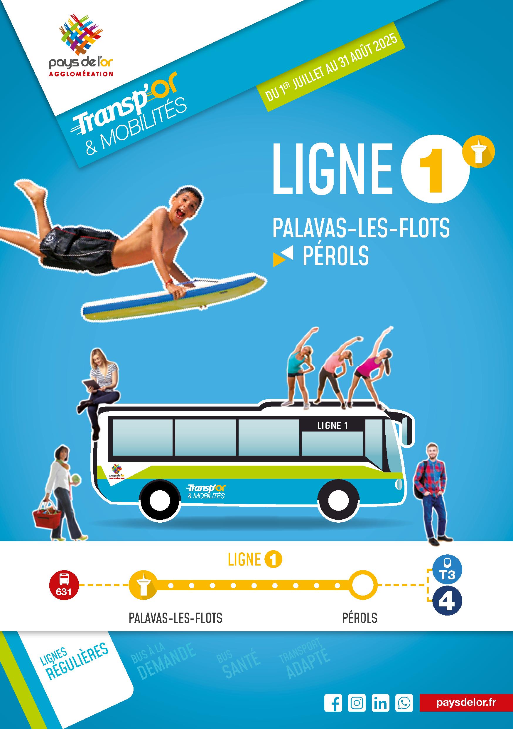 Horaires estivaux Ligne 1